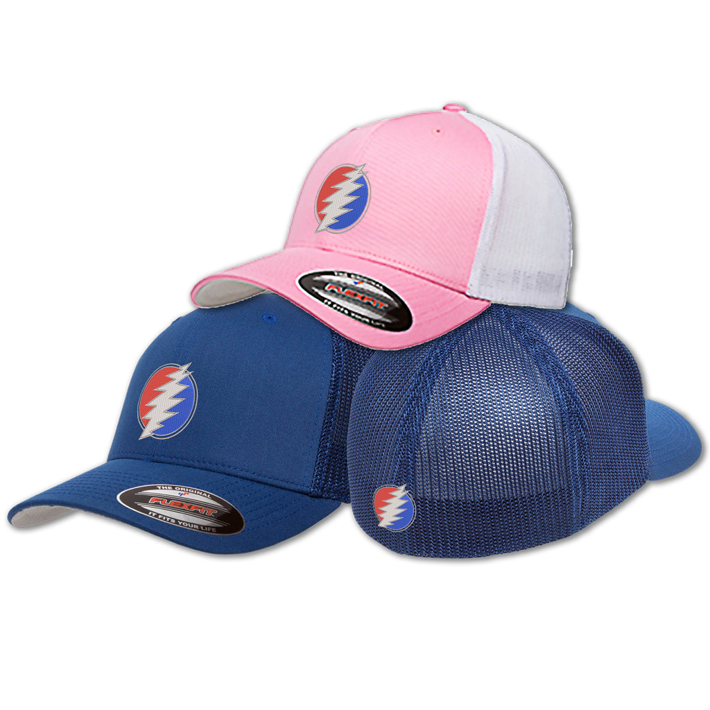 Dead & Company Bolt Embroidered on Flexfit Trucker Cap!