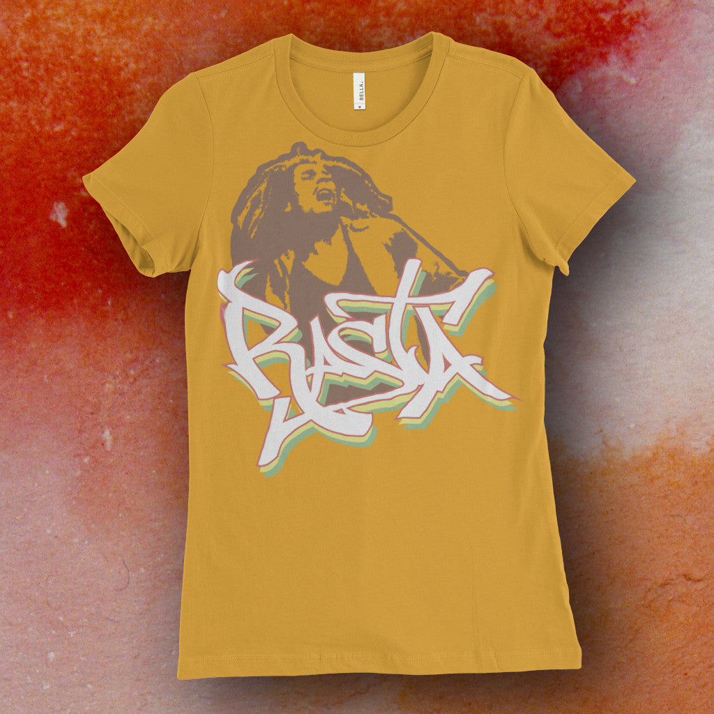 Bob Marley Inspired RASTA Screen Printed T-Shirt