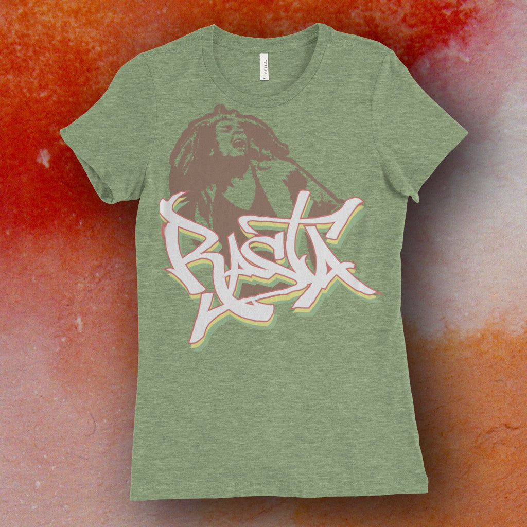 Bob Marley Inspired RASTA Screen Printed T-Shirt