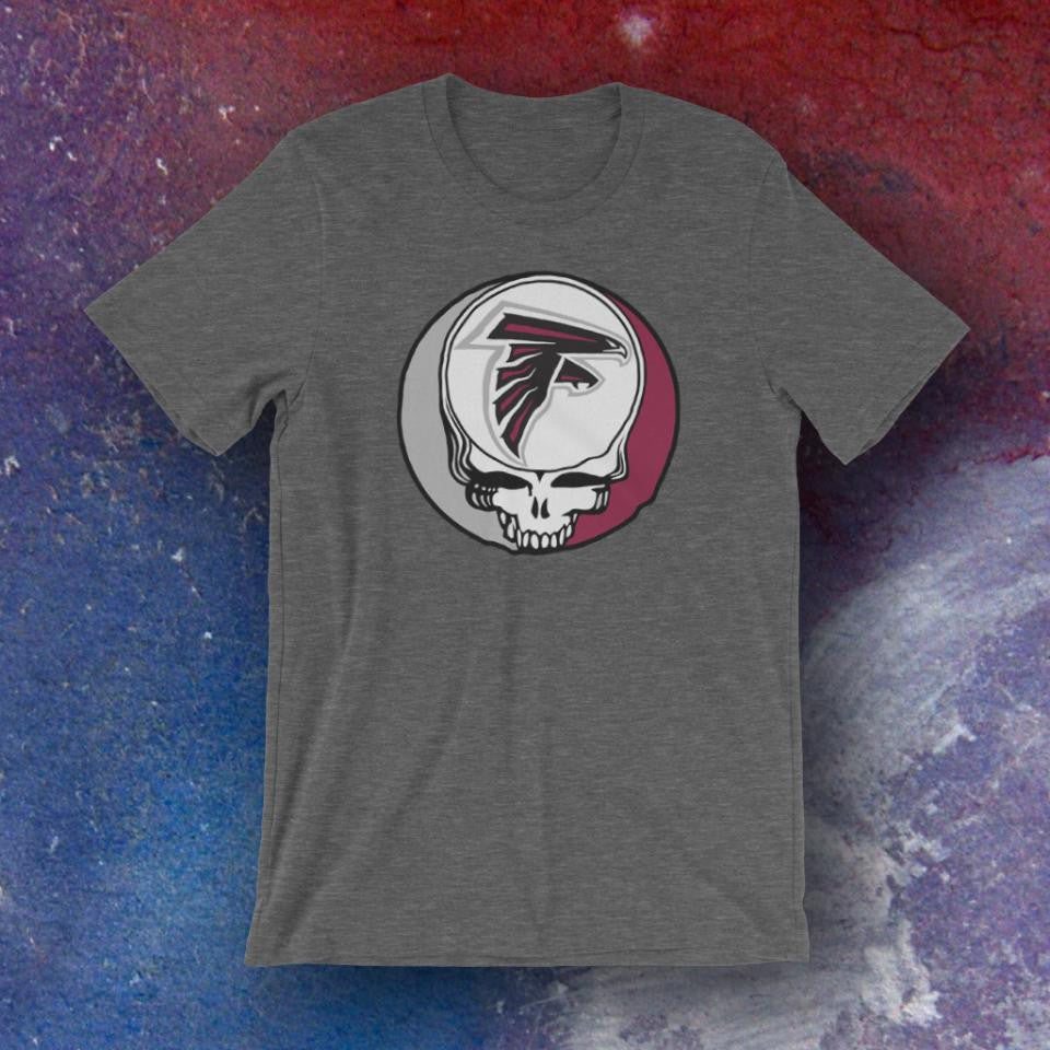 Grateful Dead Inspired Steal Your Face Atlanta Falcons T-Shirt