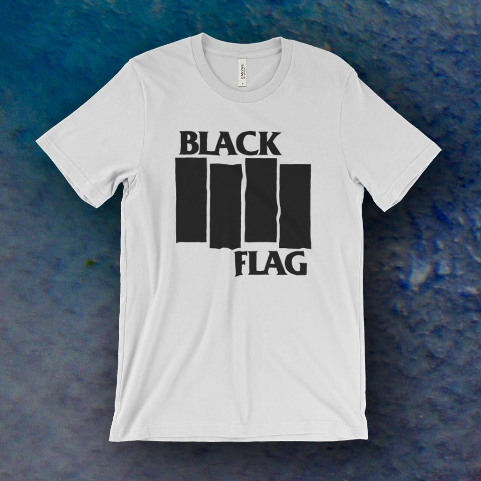 Black Flag Screen Printed T-Shirt – Draw The Line Apparel
