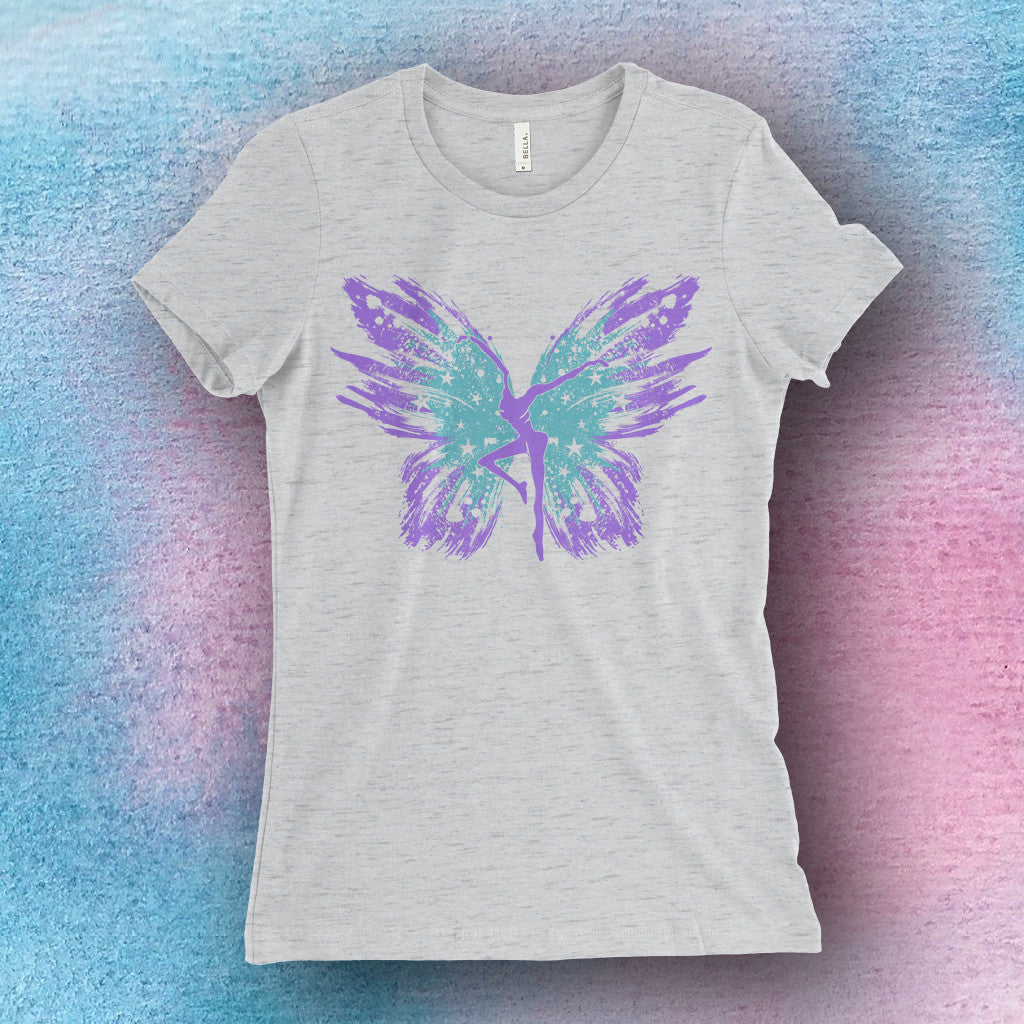 Dave Matthews Band Inspired Butterfly Firedancer Screen Printed T-shirt