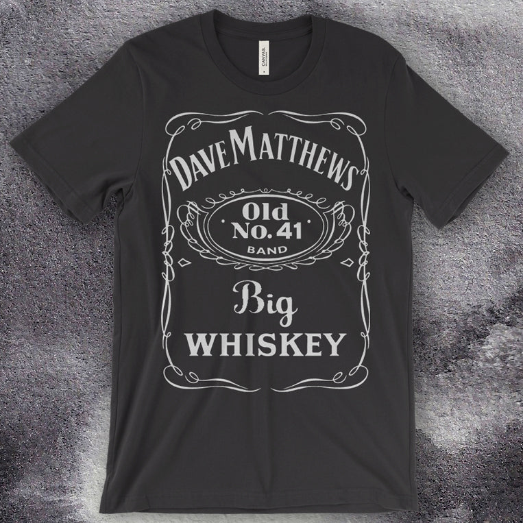 Available for a LIMITED TIME ONLY!  DMB Big Whiskey Inspired Tank or T-Shirt