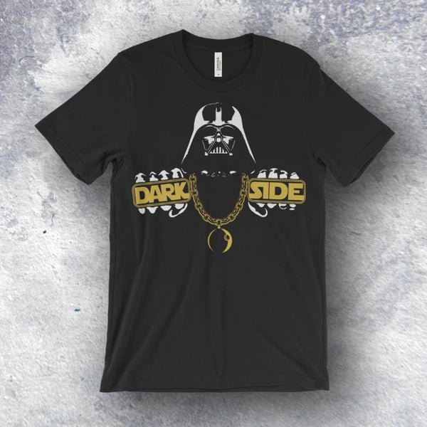 Darth Vader Inspired The Dark Side Screen Printed T-Shirt
