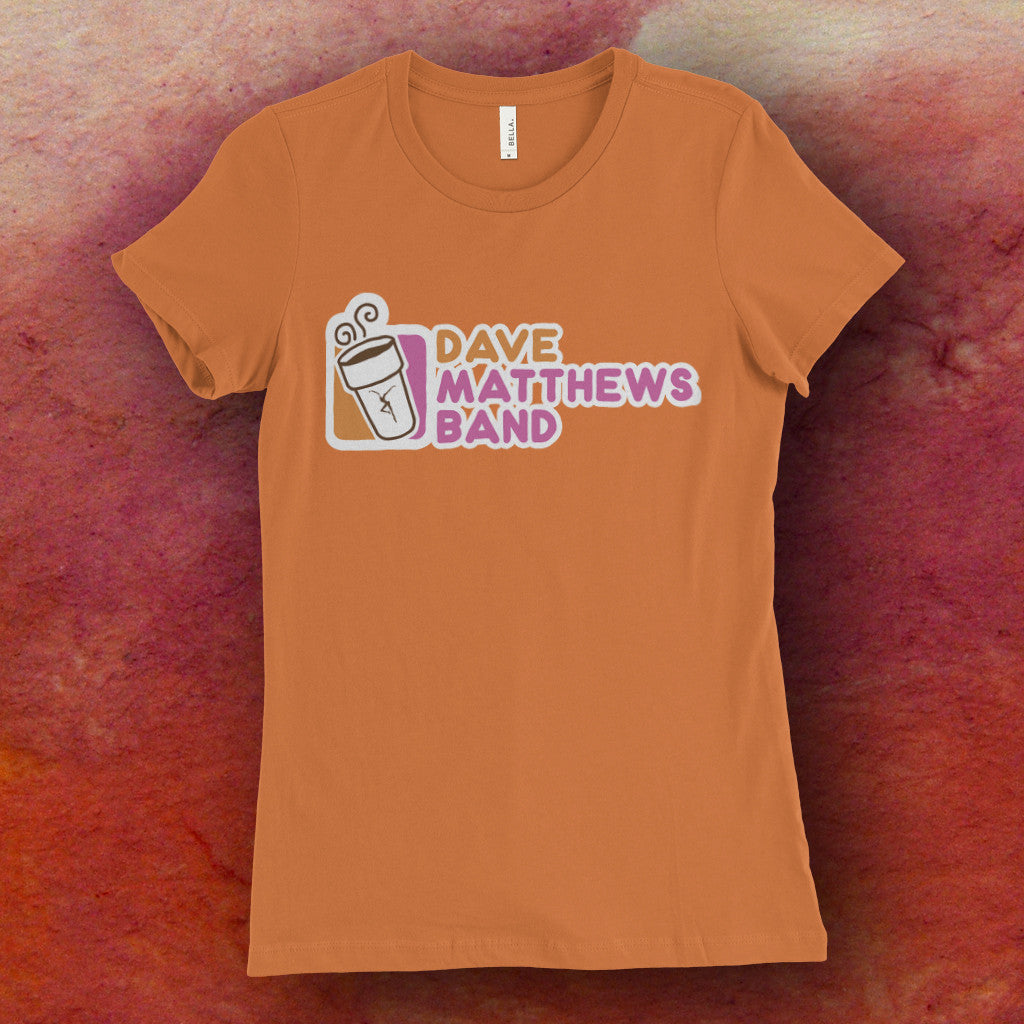 DMB Inspired Dunkin' Dave Screen Printed T-Shirt