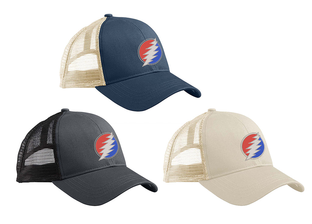 DeadCo Bolt Embroidered on Adams and Econscious Caps!