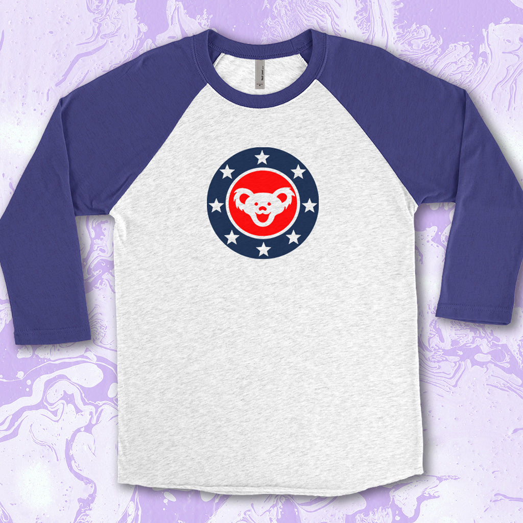 Classic 70's GD Bearhead! Printed on Next Level Ringer and Raglan Tees