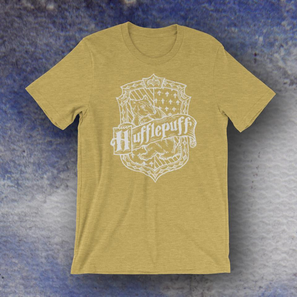 Harry Potter Inspired Hufflepuff Screen Printed T-Shirt