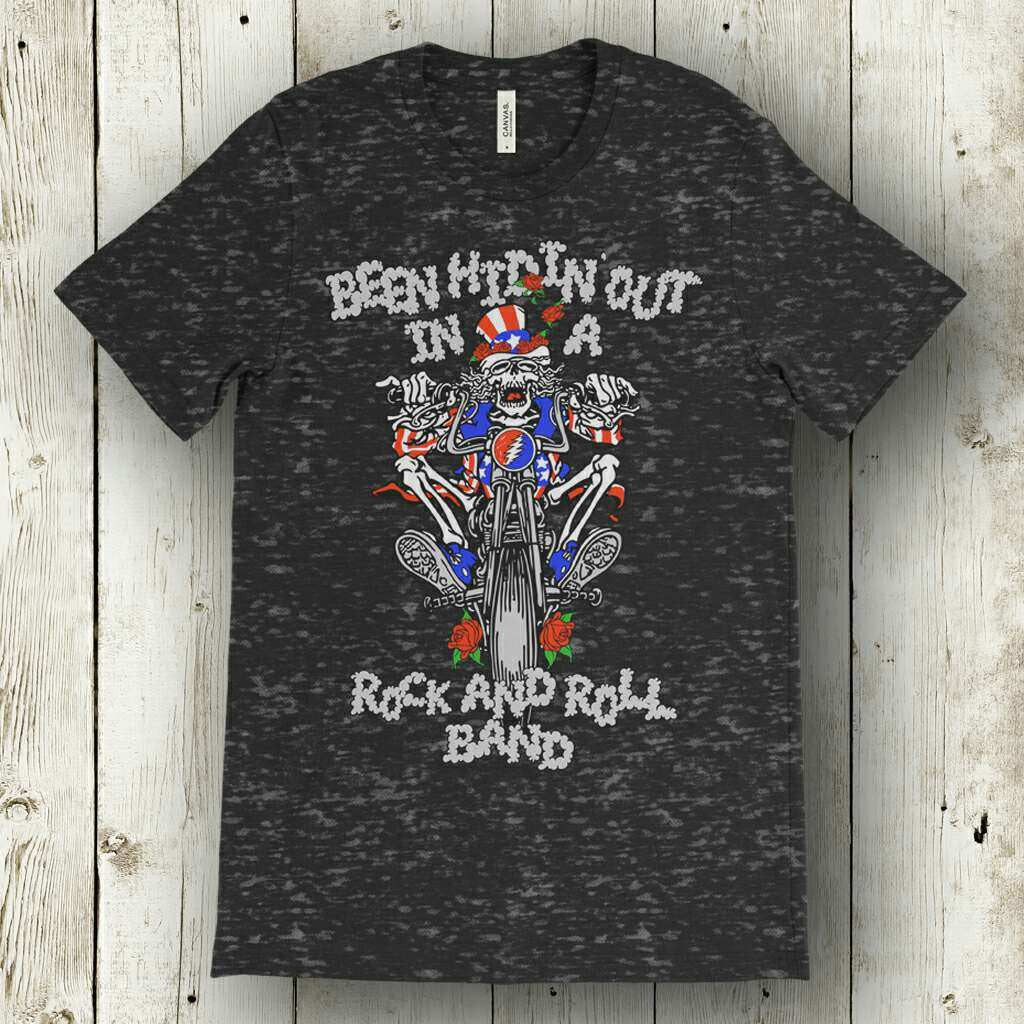 Grateful Dead Uncle Sam US Blues Triblend ACID WASH T-Shirt