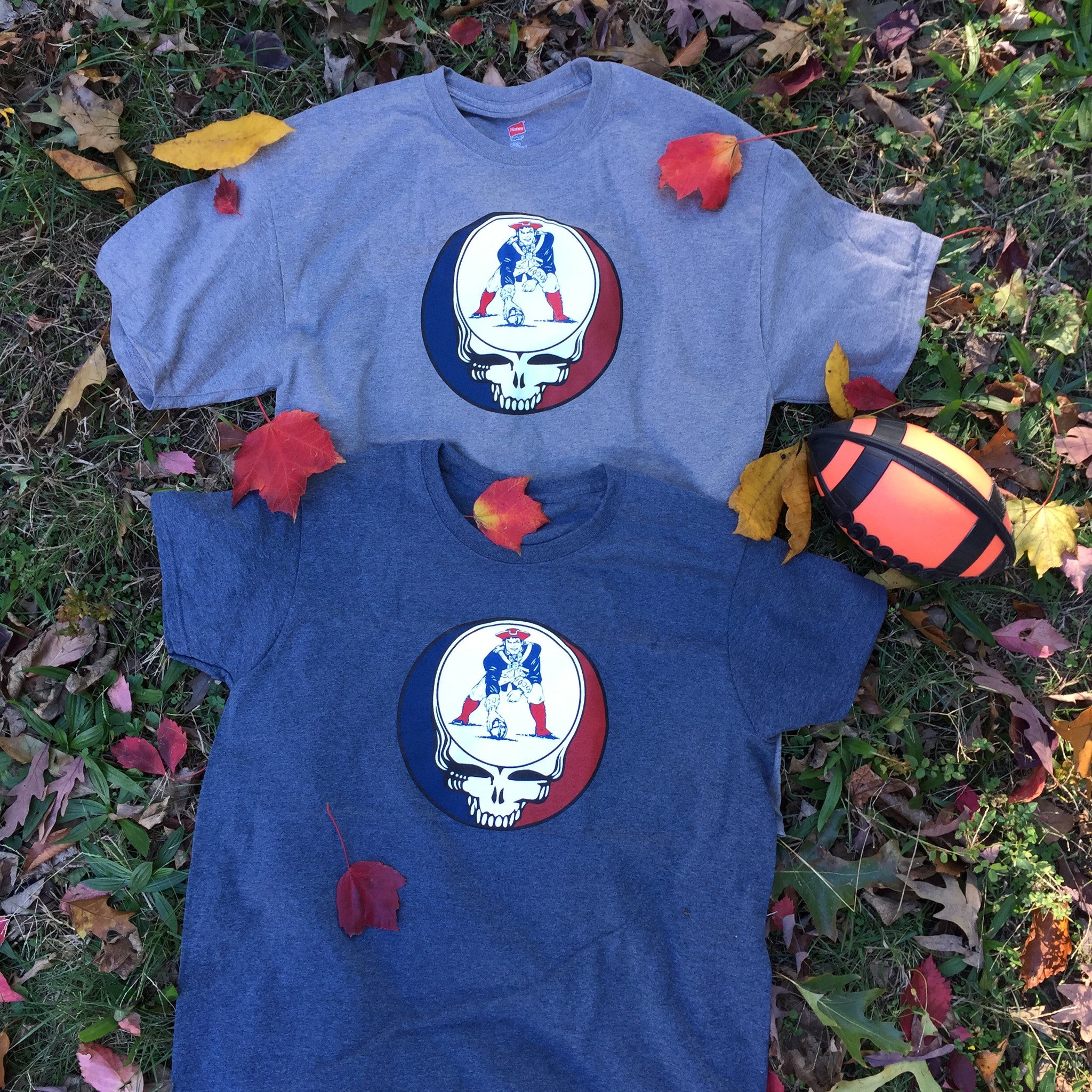 Grateful Dead Inspired New England Patriots Steal Your Face T-Shirt
