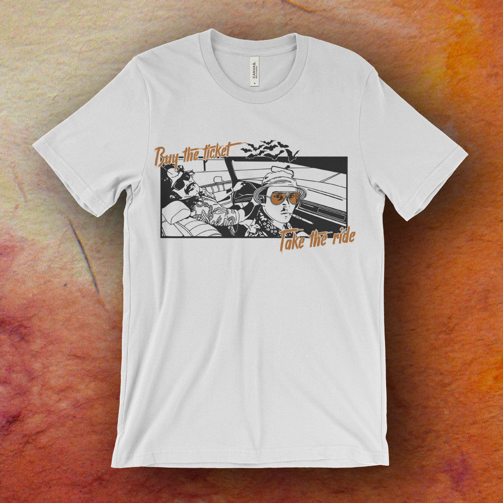 Fear and Loathing in Las Vegas Inspired Screen Printed T-Shirt