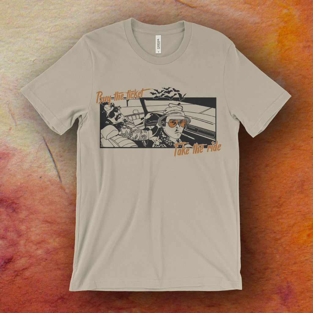 Fear and Loathing in Las Vegas Inspired Screen Printed T-Shirt