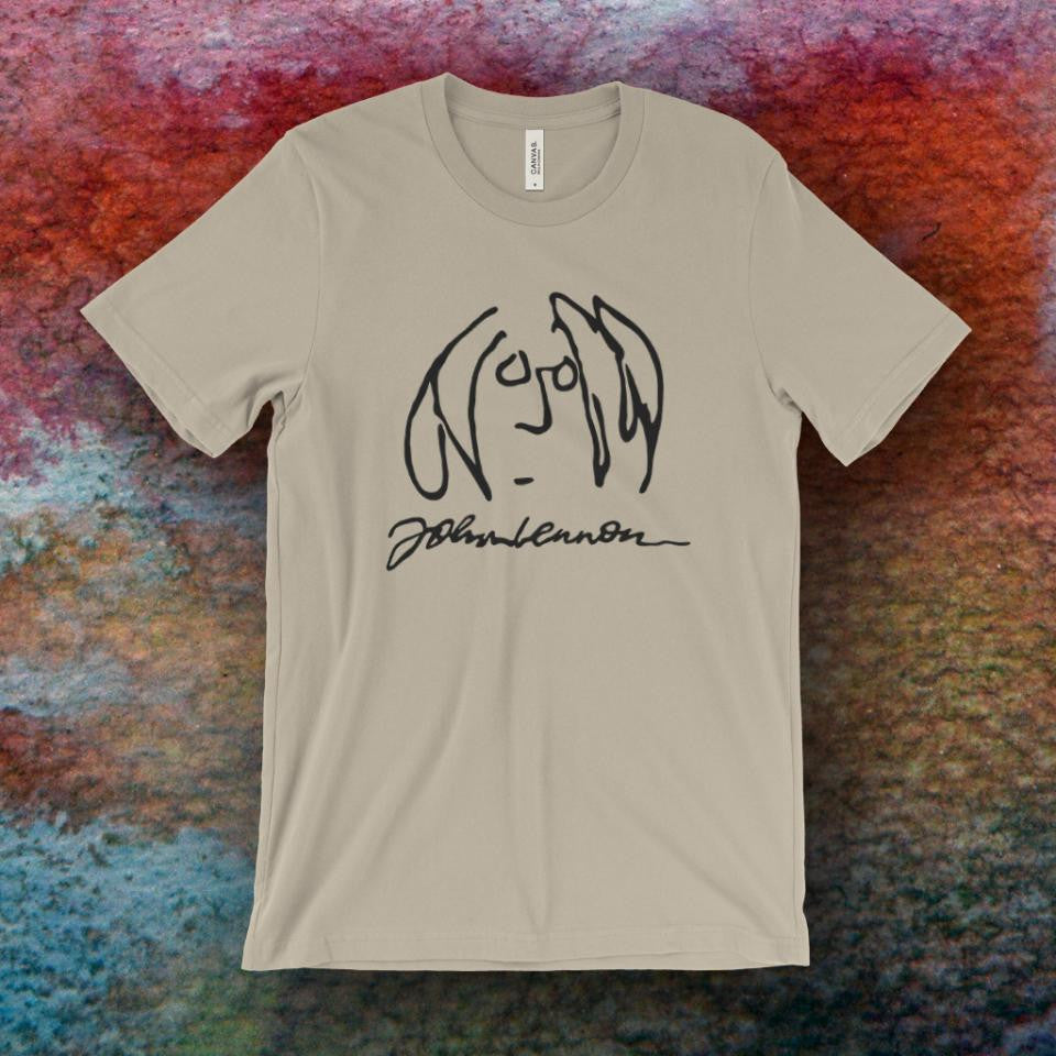 John Lennon Inspired Signature T-Shirt