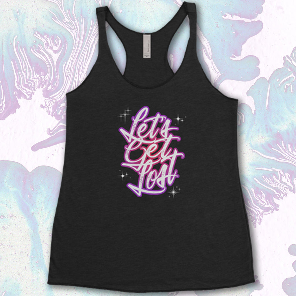 Elliott Smith Inspired Let's Get Lost Screen Printed Tank or Tee