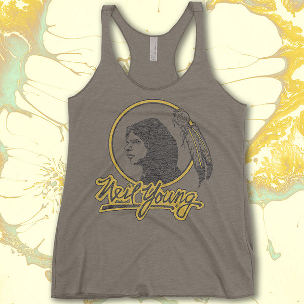 Classic Young Reprint!  Printed on Next Level Ladies Racerback Tank